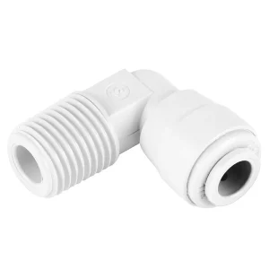 Connexion Angulaire Optimale : Raccord Coude Mâle pour Systèmes RO | Pièce de Rechange pour Raccord Étanche et Fiable (Maroc)