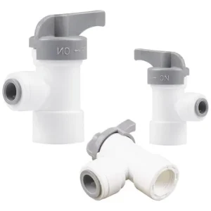 Contrôle Précis et Fiable : Robinet de Réservoir RO (1/4 Pouce) | Pièce de Rechange en Plastique Haute Qualité (Maroc)