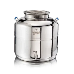 Cuve Inox 50L Huile d'Olive | AISI 304 Soudée Alimentaire – AQUANOVA Maroc